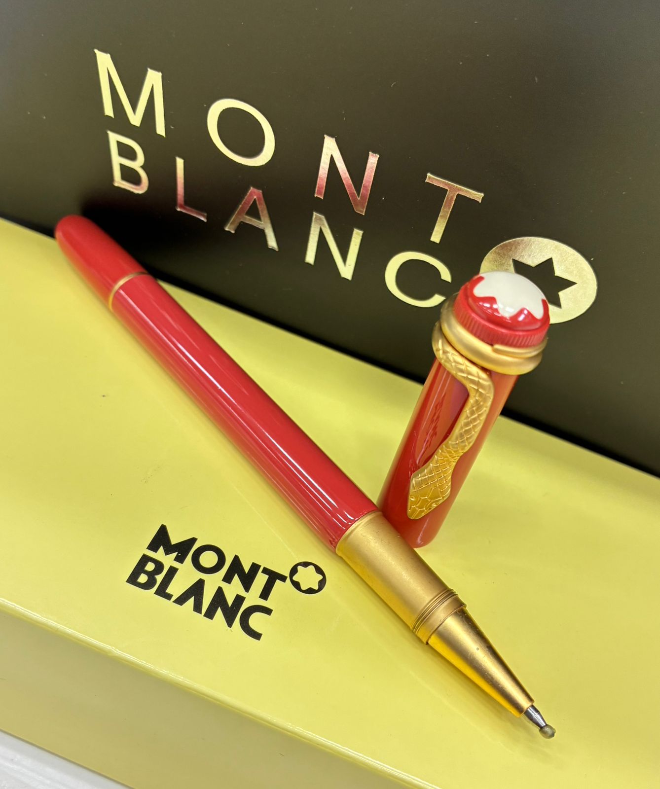 Snake design luxury pen