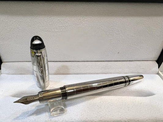 Silver Fountain Luxury Pen – Mb pen -Premium Executive Writing Pen